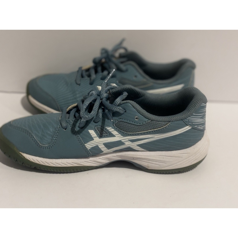 Asics Kids Gel Game Blue Sneakers Size 3.5 Running Walking